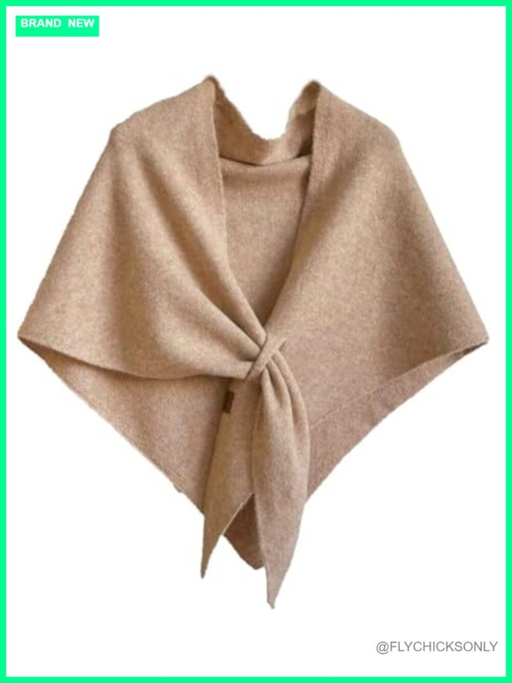 Women's Knitted Pashmina Shawl Wrap Wool Cashmere Cardigan Cape